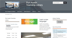 Desktop Screenshot of portaustinlibrary.org